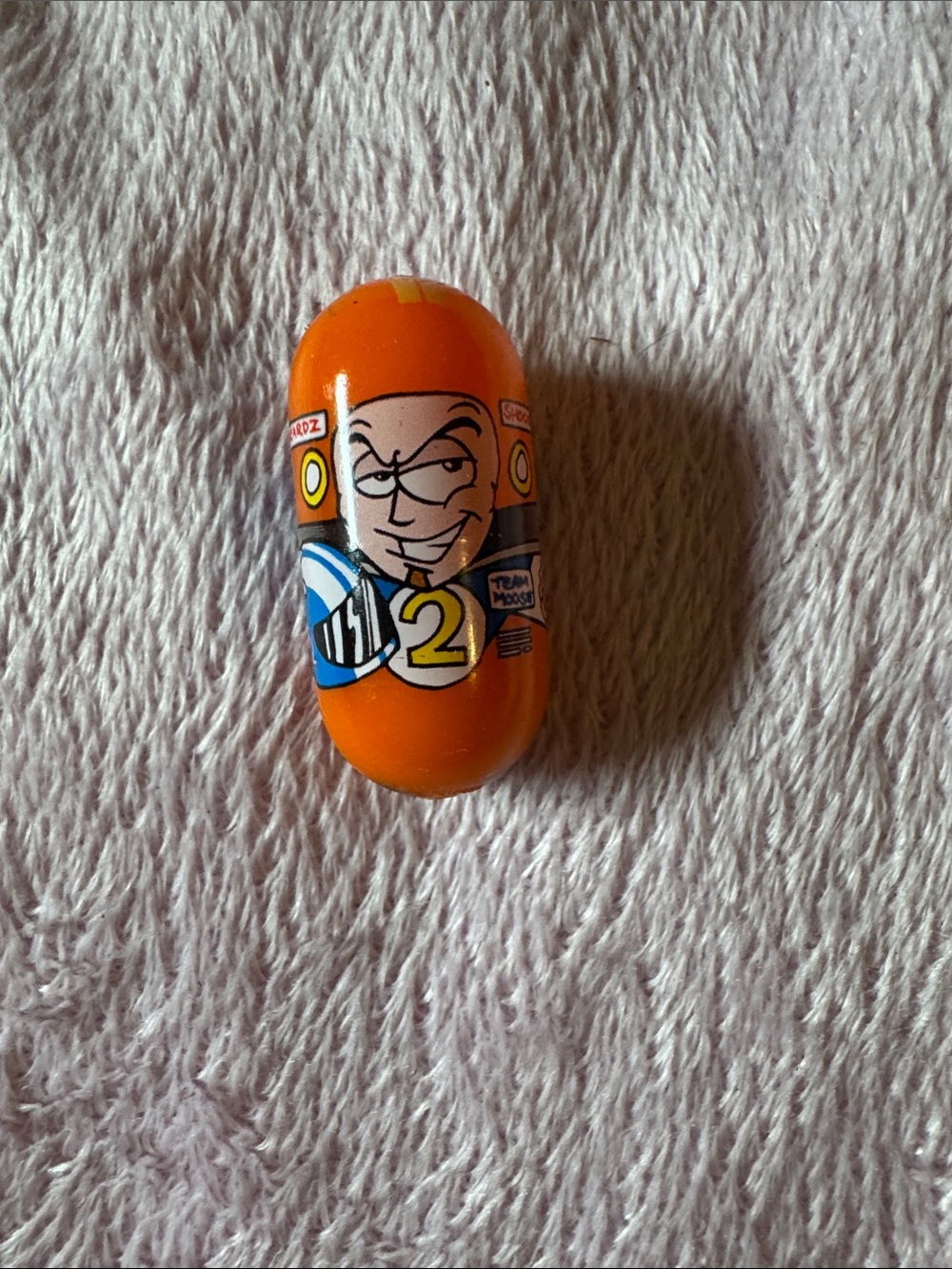 rare Burnout Bean from the 2003 Moose Enterprise Mighty Beanz